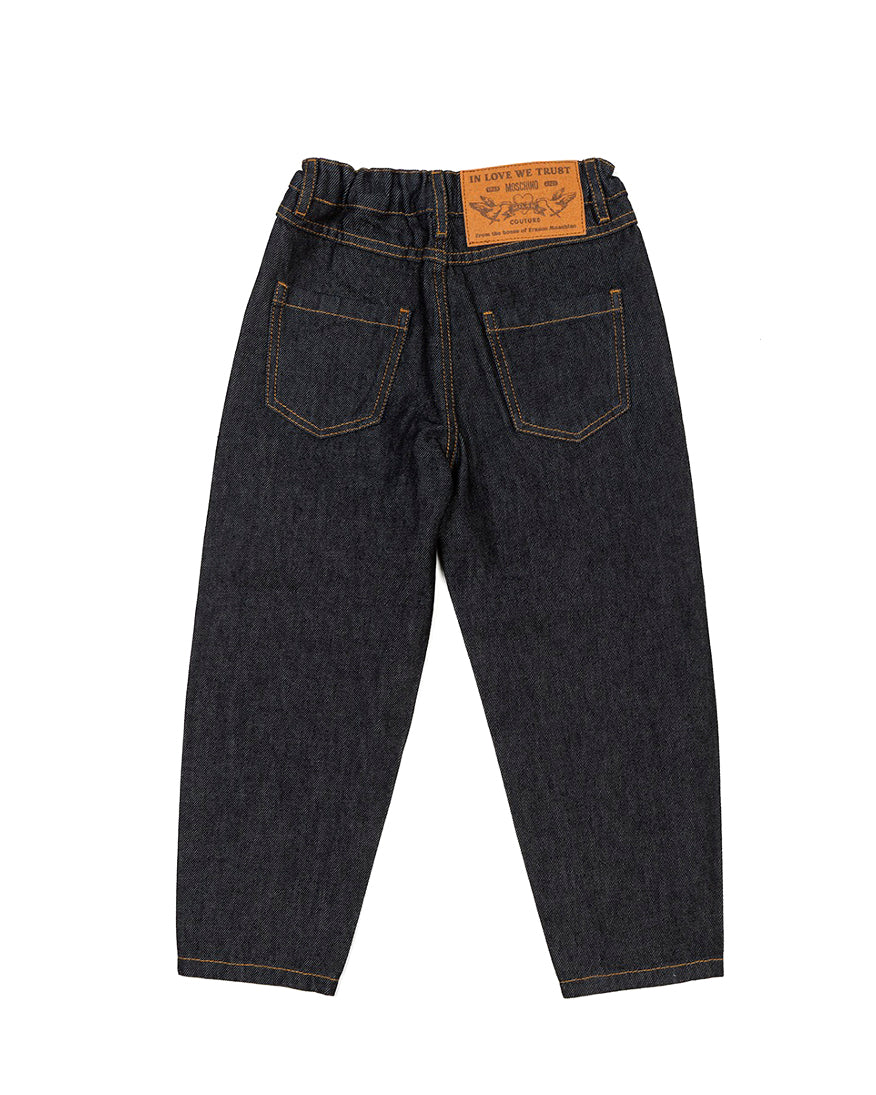Moschino Kids Jeans Regular Fit Denim per Bambine
