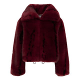 Just Cavalli Kids Pelliccia Bordeaux per Bambine