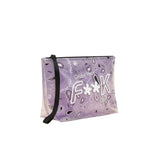F**K Kids Pochette Fantasia Bandana Rosa con Logo per Bambine