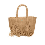 F**K Kids Mini Bag Beige con Logo per Bambine
