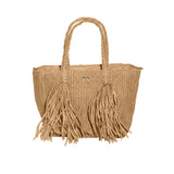 F**K Kids Mini Bag Beige con Logo per Bambine
