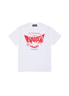 Dsquared2 Kids T-shirt Bianca Horror per Bambini