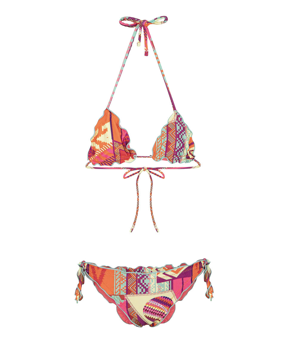 F**K Kids Costume a Triangolo Fantasia per Bambine