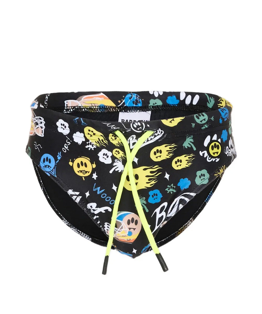 Barrow Kids Costume Slip Fantasia All-Over Logo per Bambini