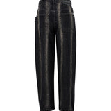 Just Cavalli Kids Pantalone in Denim Nero Unisex