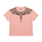 Marcelo Burlon County Kids T-shirt Con Ali In Strass Per Bambine