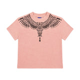 Marcelo Burlon County Kids T-shirt Con Ali In Strass Per Bambine