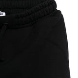 Moschino Kids T-Shirt Bianca con Shorts Neri con Stampa per Bambini