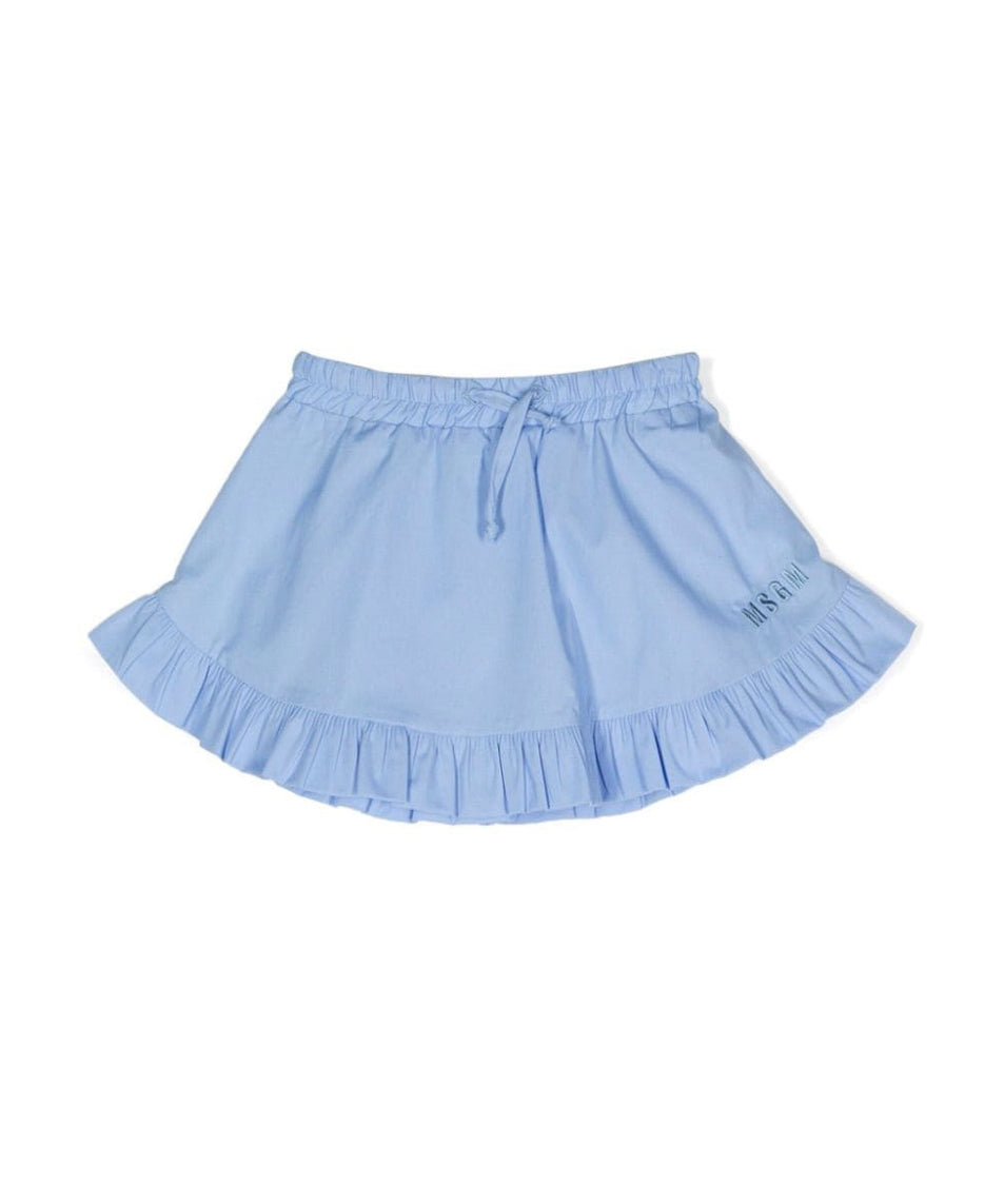 MSGM Kids Gonna Celeste con Ruches per Neonate