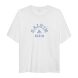 Calvin Klein Kids T-Shirt Bianco con Stampa Logo per Bambini