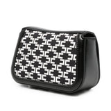 Elisabetta Franchi La Mia Bambina Borsa Nero e Milk All-Over per Bambine