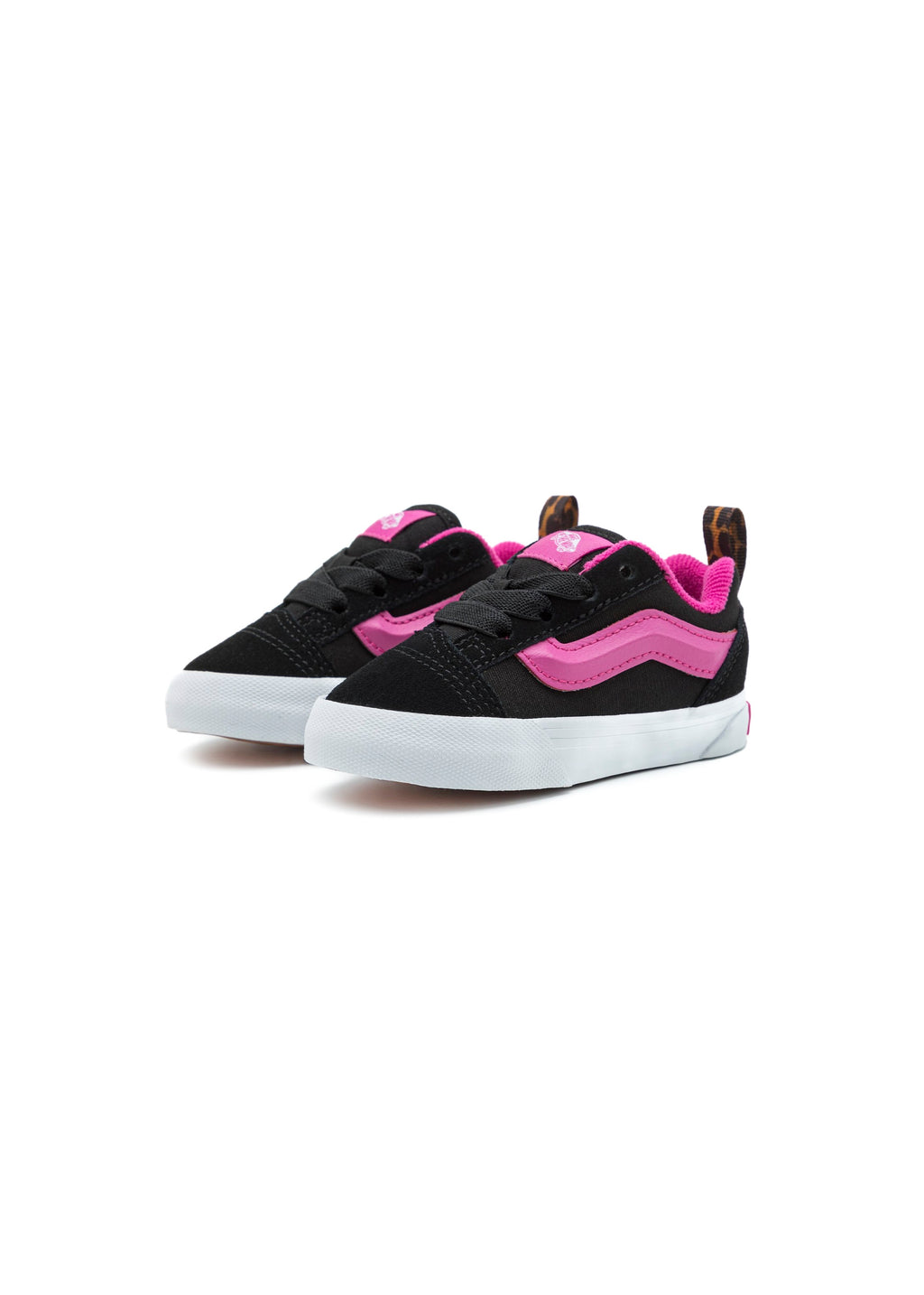 Vans Kids Knu Skool Nero/Fucsia per Neonate