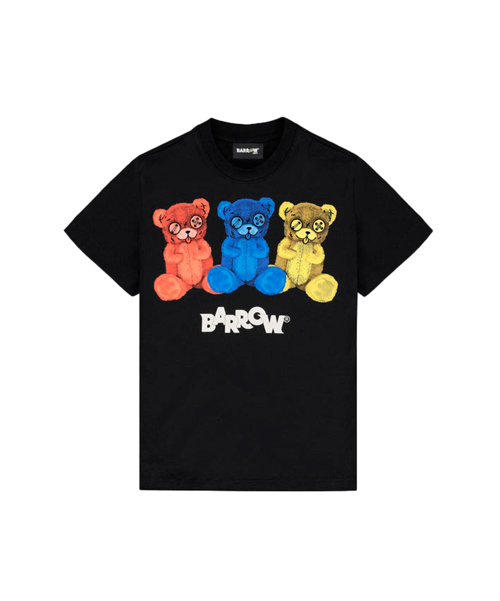 Barrow Kids T-Shirt con Stampa Teddy Multicolor per Bambini