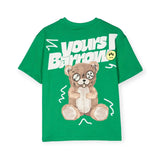 Barrow Kids Green Printed T-Shirt for Kids