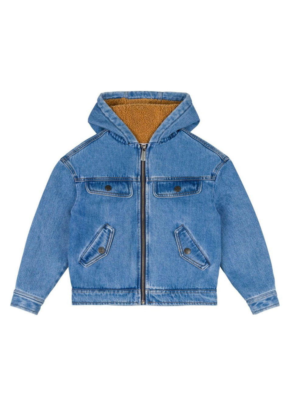 Moschino Kids Giubbino Denim con Logo per Bambini