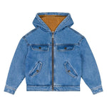 Moschino Kids Giubbino Denim con Logo per Bambini