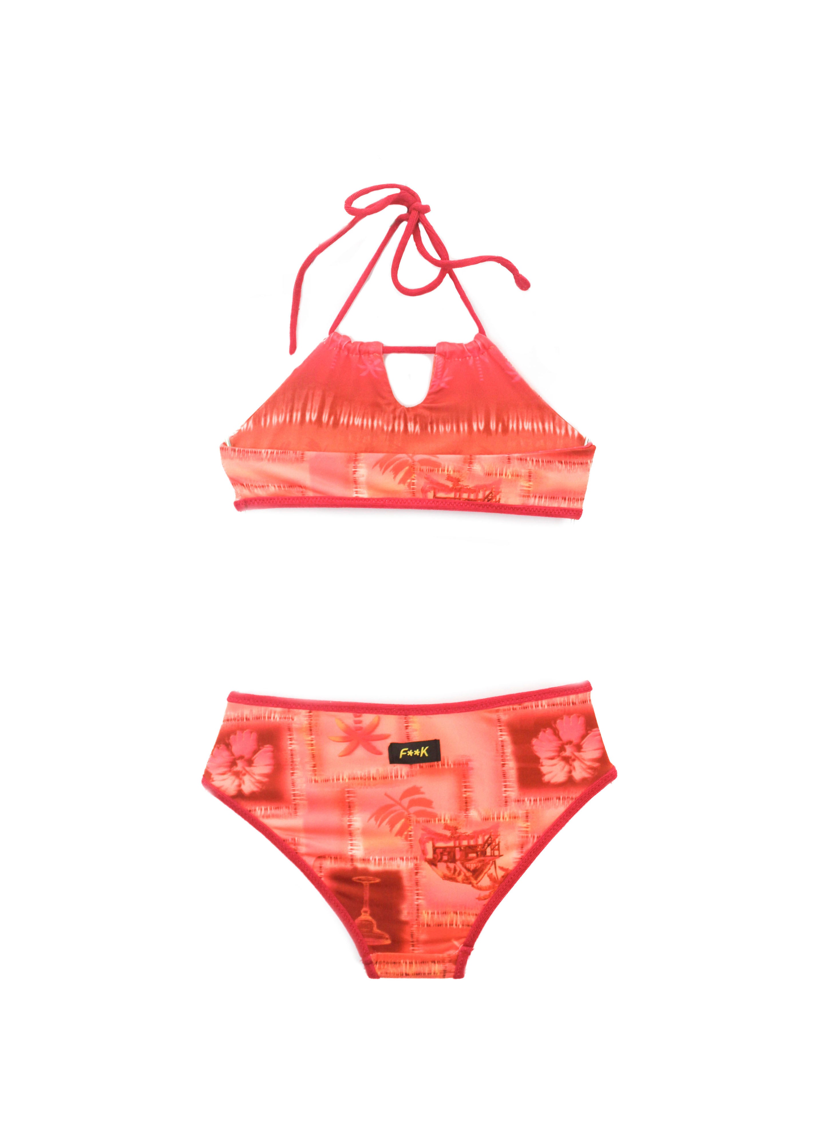 Effek Costume Bikini a Fascia Italian Vacations per Bambine
