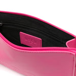 Msgm Kids Borsa Fuxia con Logo Goffrato