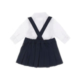 Moschino Kids Salopette con Camicia per Neonate