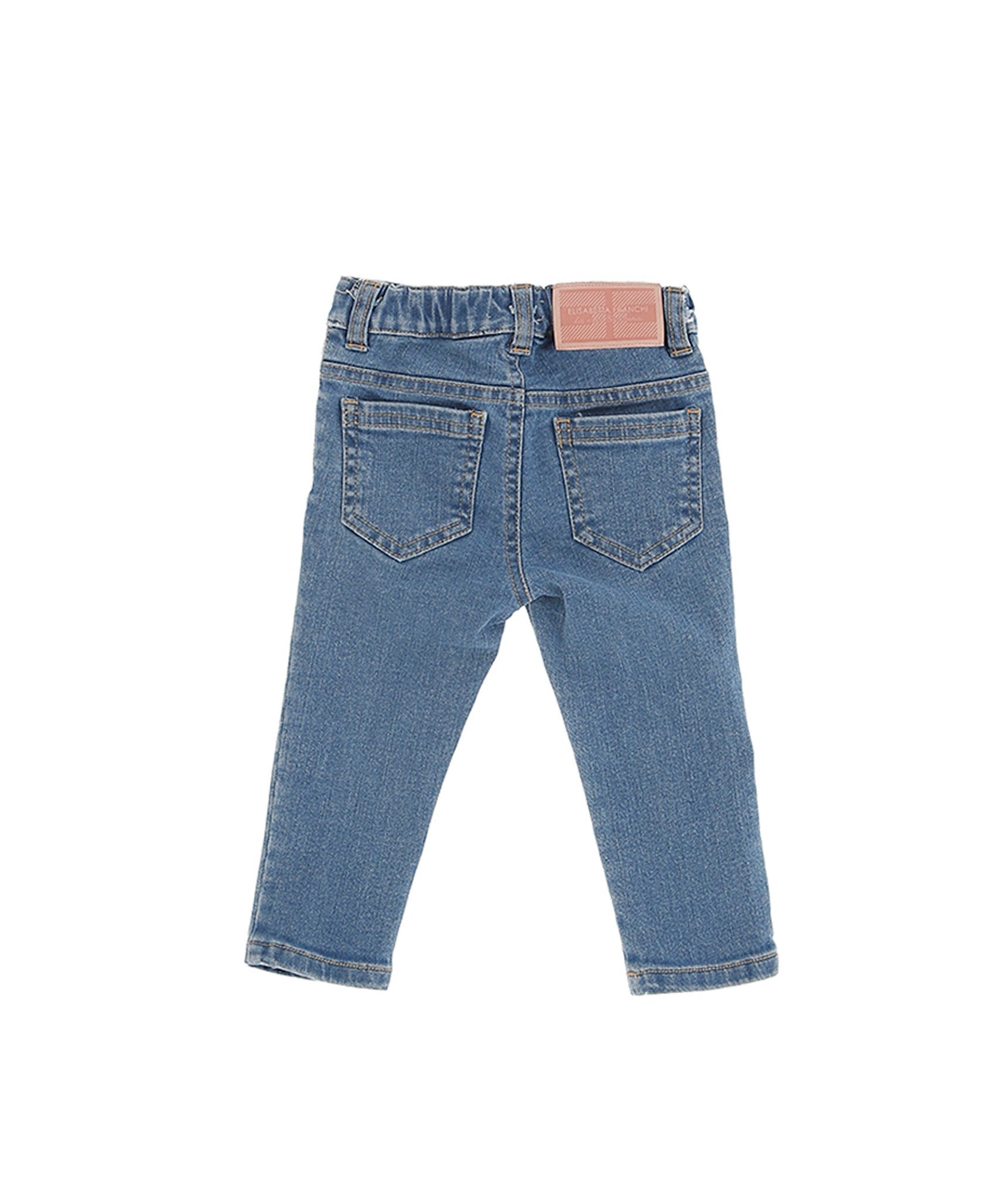 Elisabetta Franchi La Mia Bambina Jeans Denim per Neonate