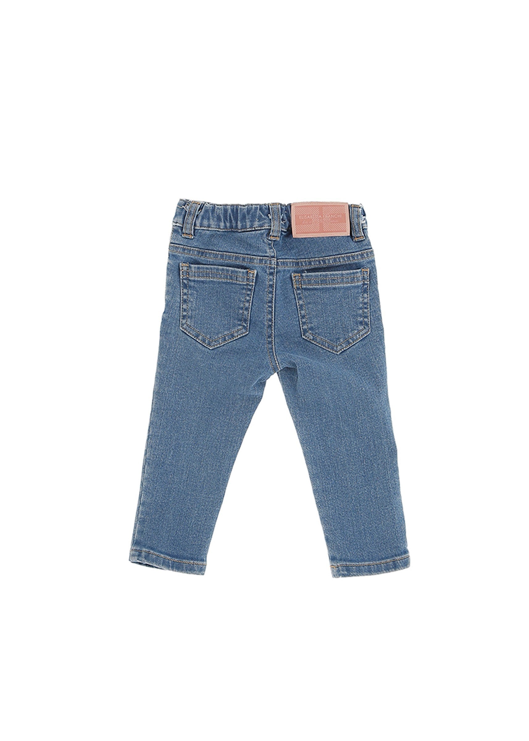 Elisabetta Franchi La Mia Bambina Jeans Denim per Neonate