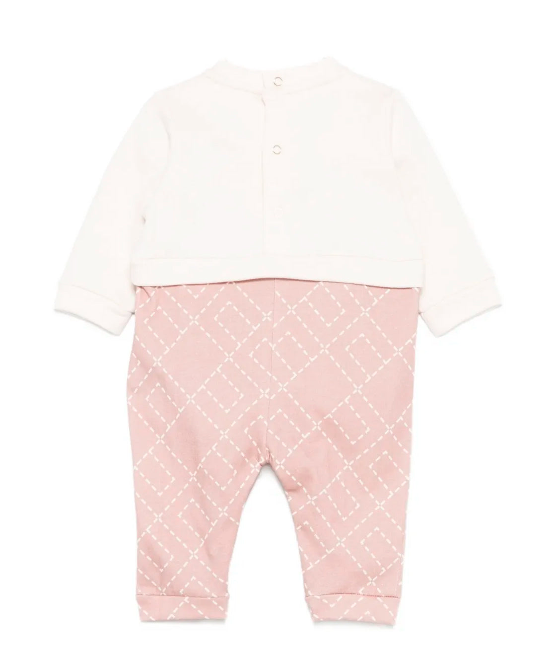 Elisabetta Franchi La Mia Bambina Completo Tutina Milk/Sunrise per Neonate