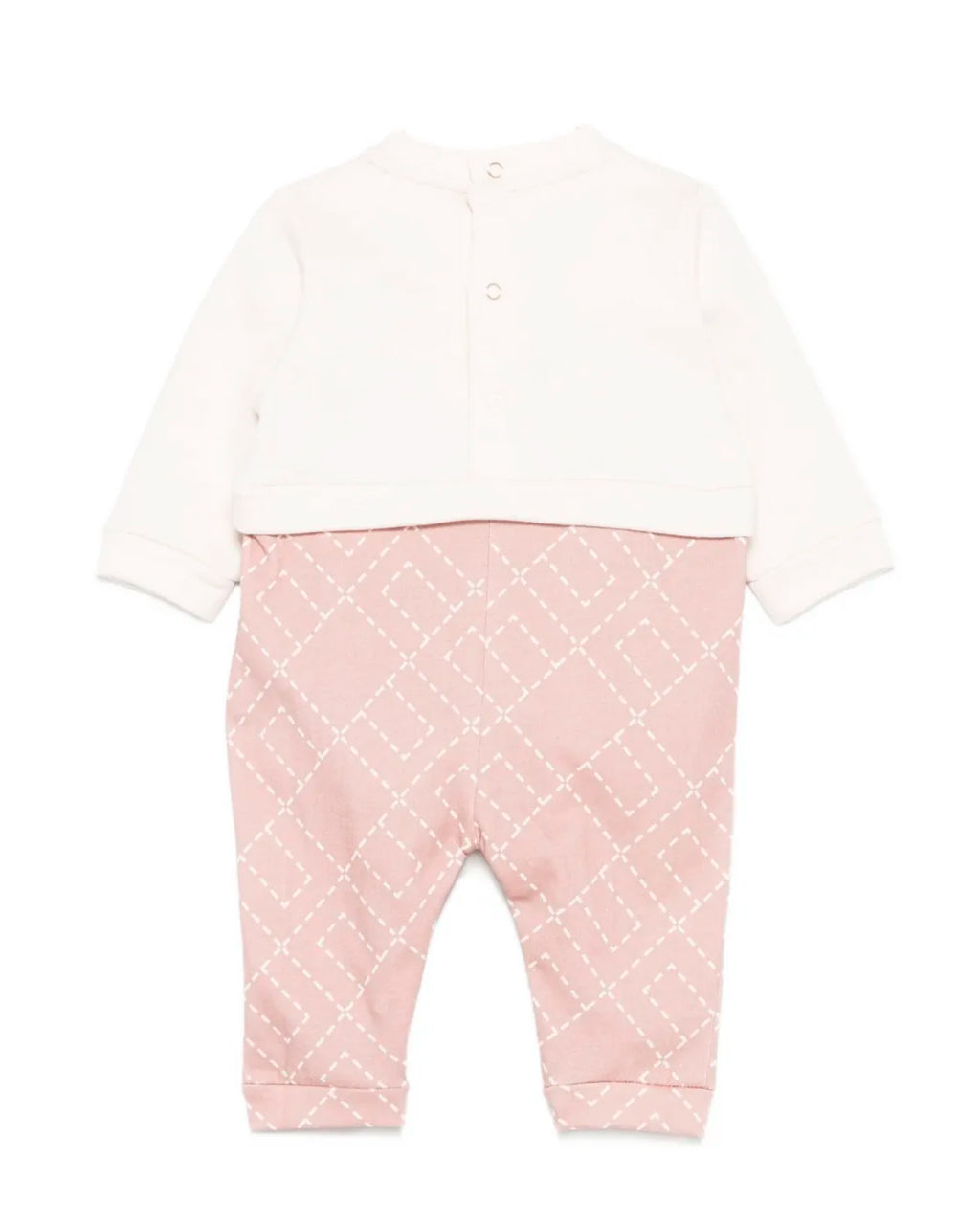 Elisabetta Franchi La Mia Bambina Completo Tutina Milk/Sunrise per Neonate