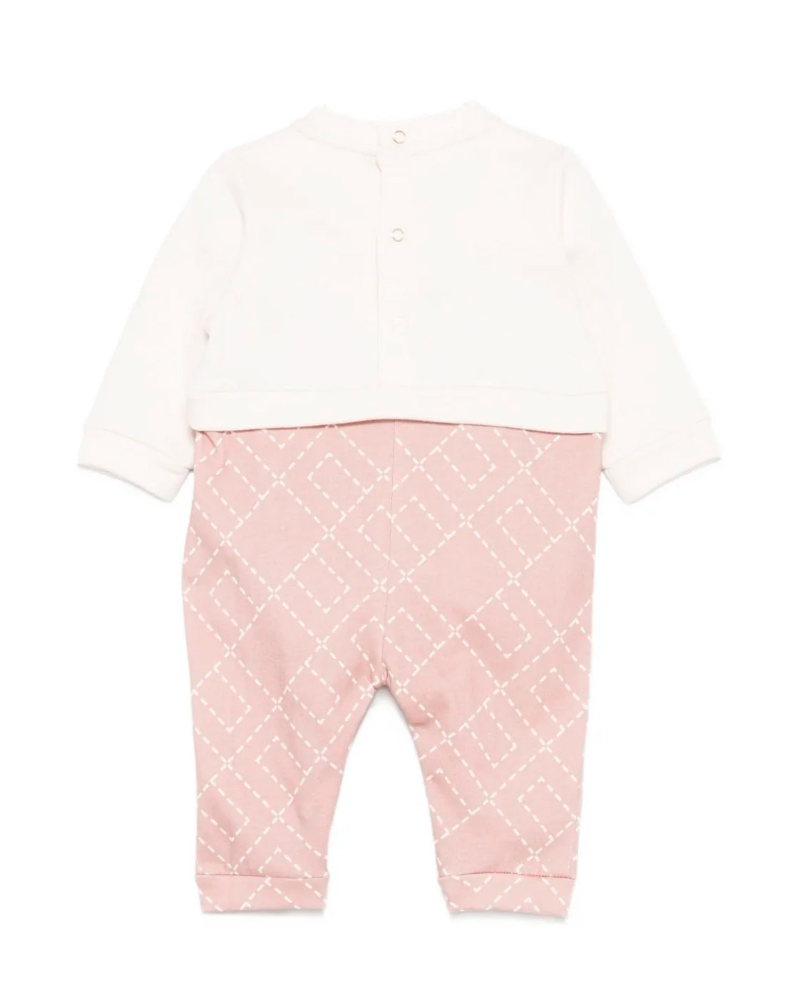 Elisabetta Franchi La Mia Bambina Completo Tutina Milk/Sunrise per Neonate