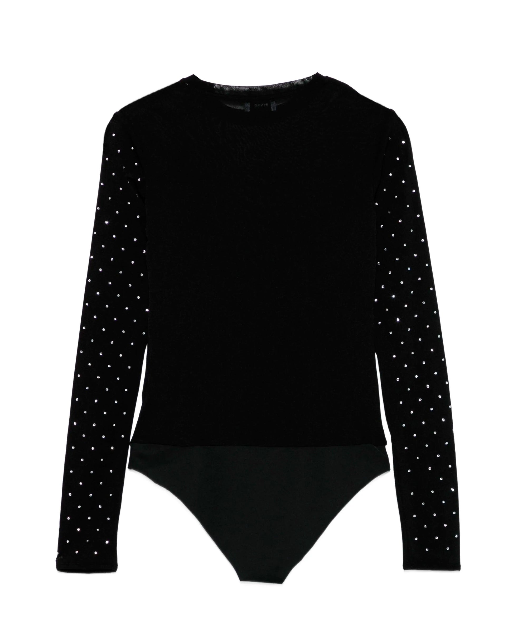 Pinko Kids Body Nero con Strass per Bambine