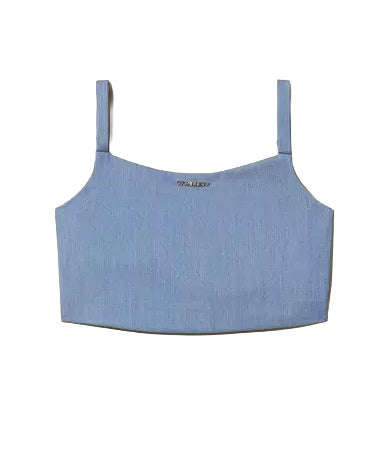 Twinset Kids Top Sky Line con Logo per Bambine