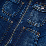 Dsquared2 Kids Giacca in Denim Blu per Bambini