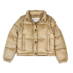 Hinnominate Kids Giubbino Nocciola con Maniche a Zip