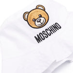 Moschino Kids Cappello Bucket Bianco Teddy Bear