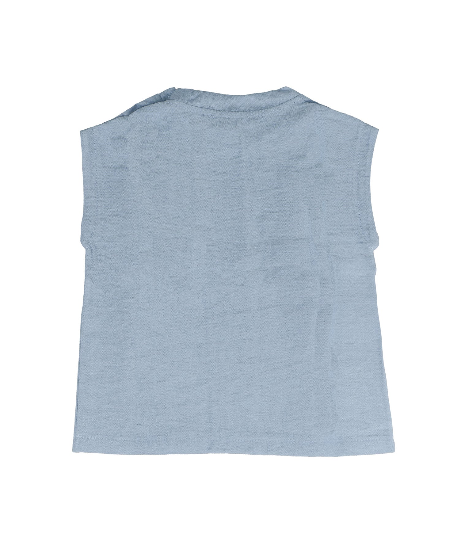 Daniele Alessandrini Kids Canotta Celeste con Logo per Neonati