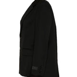 Maison Margiela Kids Giacca Nero con Logo Unisex