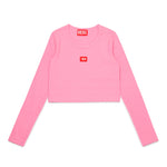 Diesel Kids T-Shirt Rosa Lunghe Maniche per Bambine