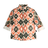 Daniele Alessandrini Kids Camicia Fantasia Caramel per Bambini