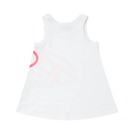 Diesel Kids Abito in Jersey Bianco per Neonate retro