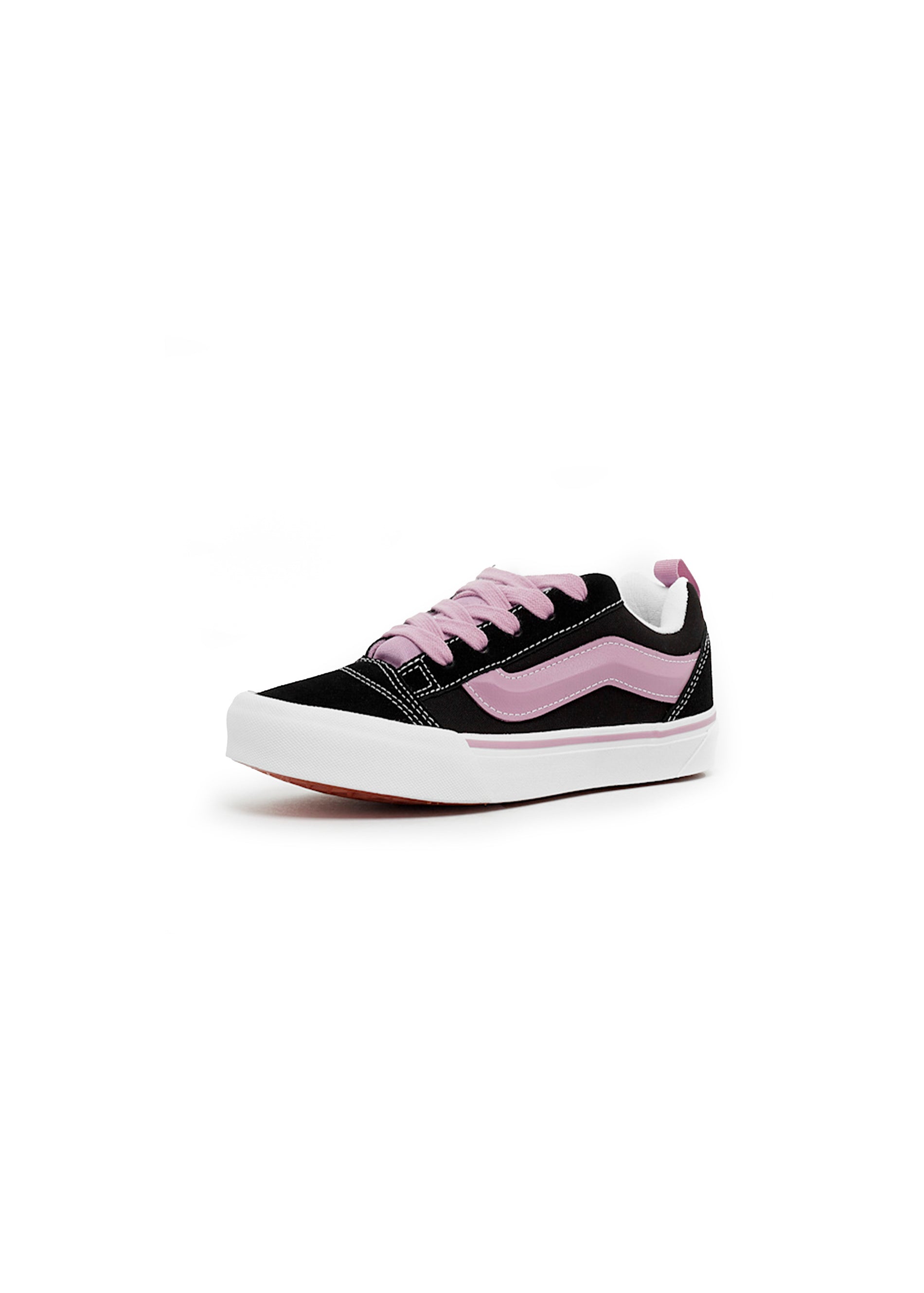 Vans Kids Knu Skool Nero/Lilla per Bambine