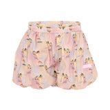 Palm Angels Kids Short Rosa Fantasia Palme per Bambine
