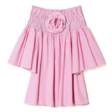 Twinset Kids Abito Corto a Righe (fronte)