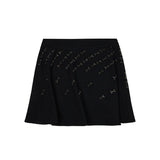 Iceberg Kids Gonna Nera con Applicazione Borchie per Bambine (retro)