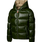 Save the Duck Piumino Verde ARTIE per Bambini (dettaglio)