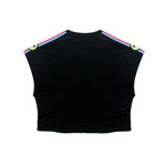 Barrow Kids Canotta Crop Nera con Stampa per Bambine (retro)