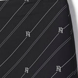 Elisabetta Franchi La Mia Bambina Gonna Nero/Burro con Stampa Logo per Bambine (dettaglio)