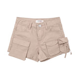 Vicolo Kids Shorts Cargo Cammello per Bambine