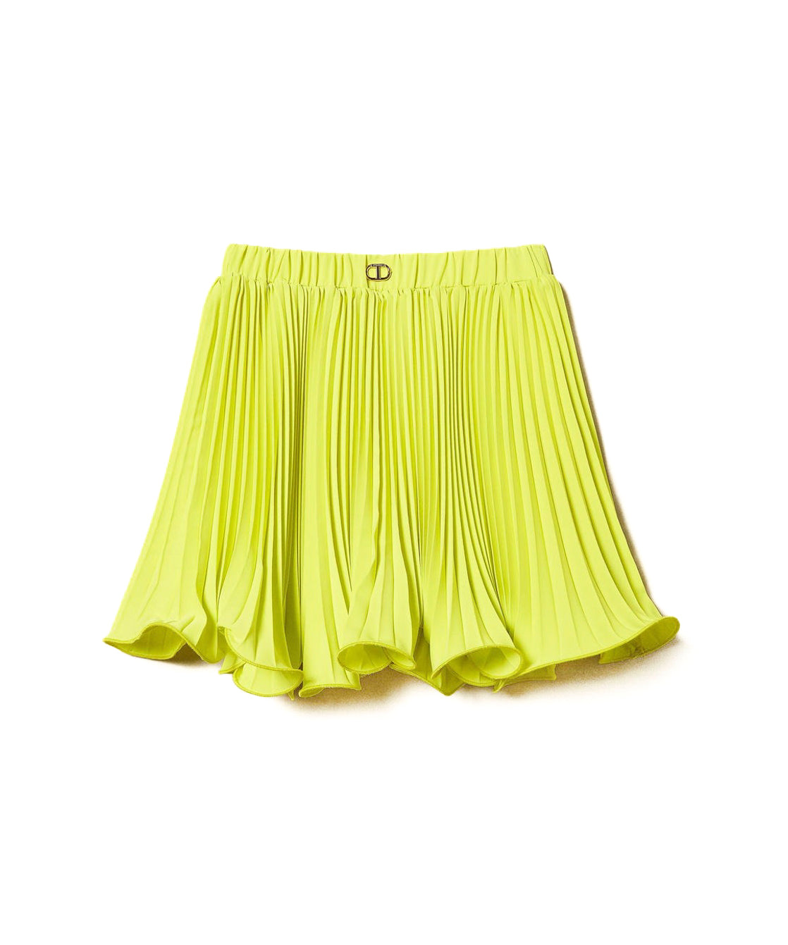 Twinset Kids Gonna Chine de Plisse Gialla per Bambine