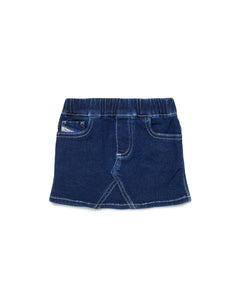 Diesel Kids Gonna in Denim Lavaggio 0 per Neonate