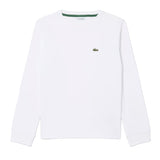 Lacoste Kids T-Shirt a Maniche Lunghe Bianco con Logo Unisex