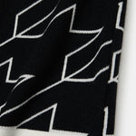 Iceberg Kids Gonna Nera in Maglia Pied-de-Poule per Bambine (dettaglio)